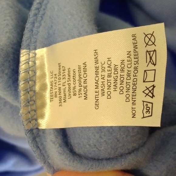 T Stars Large "Faith Over Fear", hoodie, NWOT, front pocket - Picture 5 of 5